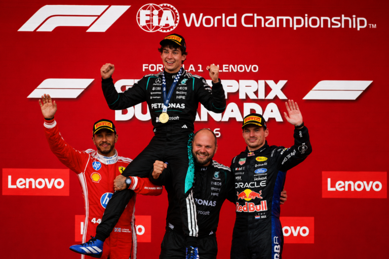 Russell abandona, Hamilton ataca e Antonelli faz história: o GP do Canadá que teve de tudo